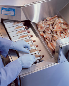 Shrimp peeling, an automated approach