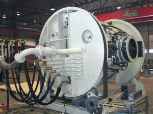 Vacuum process supports high oil content in feed coatings