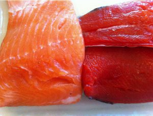 Salmon fillets