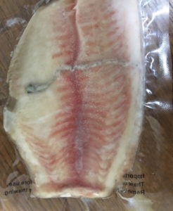 tilapia fillet not a worm
