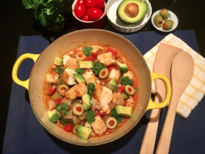 Pledge to Eat Seafood Twice a Week in 2018 and Puerto Rican Fish Stew (Bacalao)