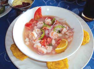 seafood dish with shrimp