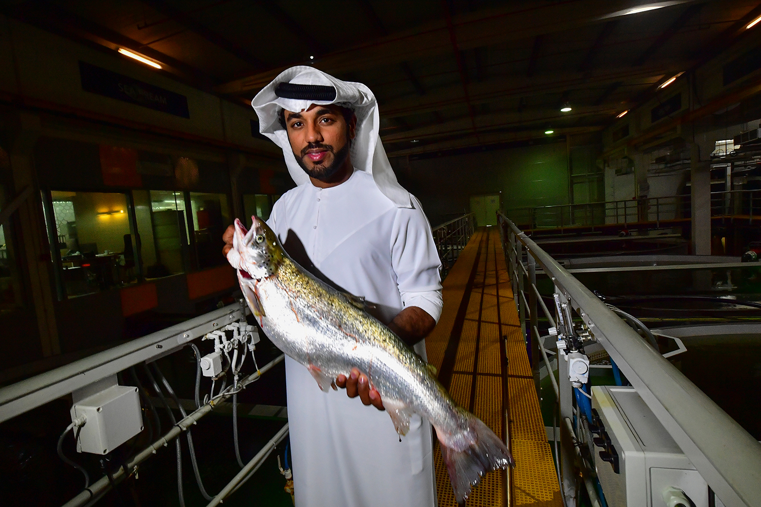 A salmon farm in Dubai, because of course Responsible Seafood Advocate