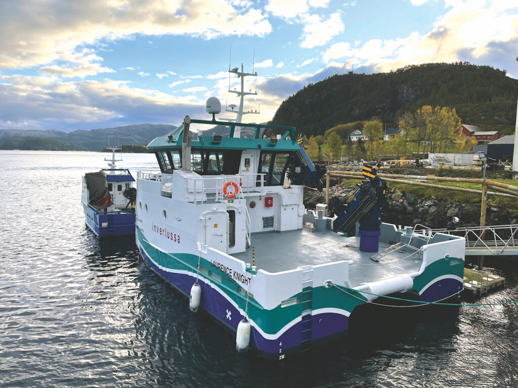 Article image for Scottish Sea Farms launches hybrid-power workboat to reduce carbon footprint