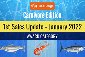 F3 Challenge field sells 3,000 MT of fish-free feed for carnivores at first posting