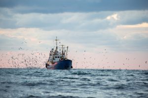 Image of Fishing Vessel on the Ocean