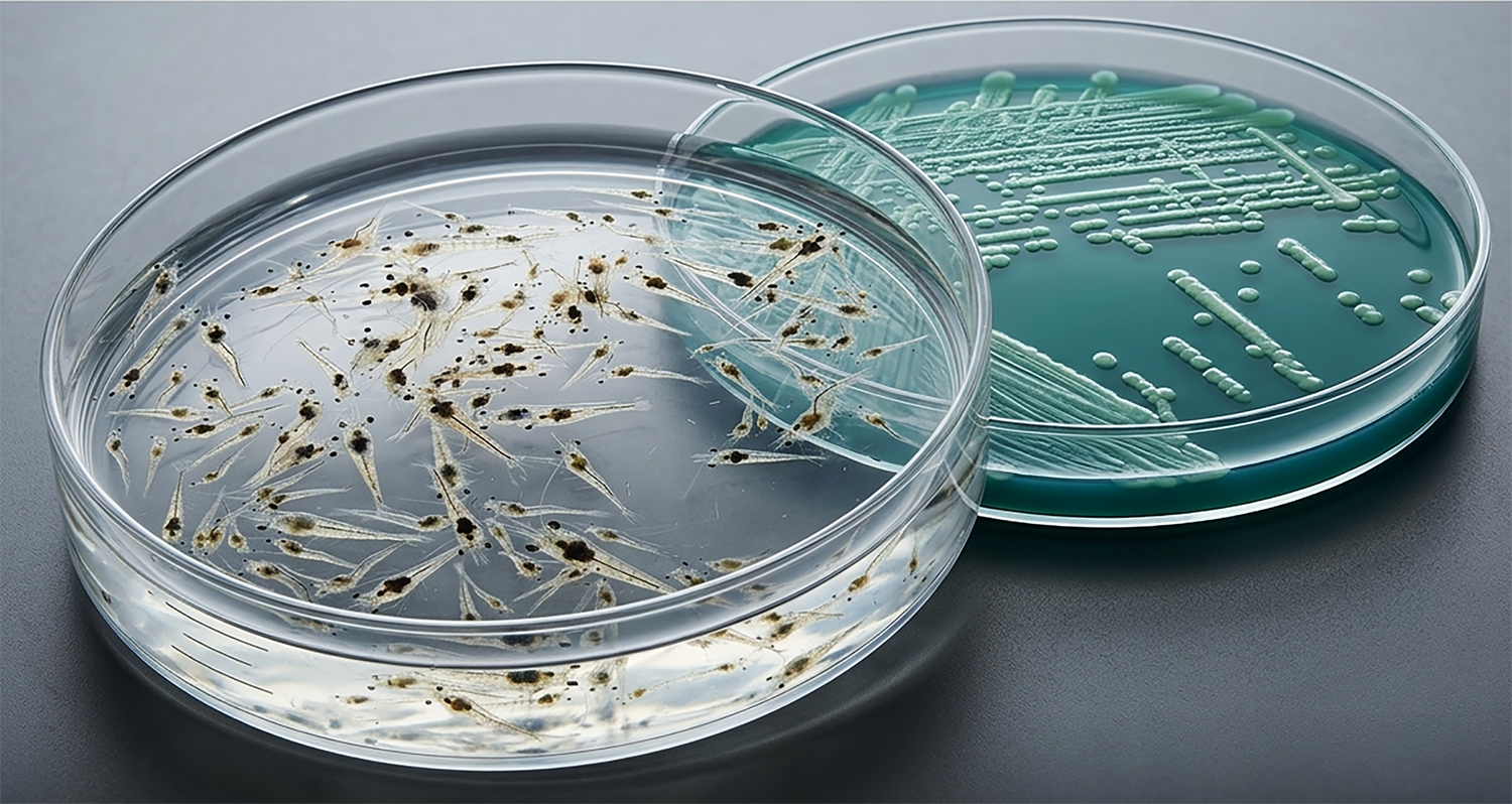 Translucent post-larvae disease