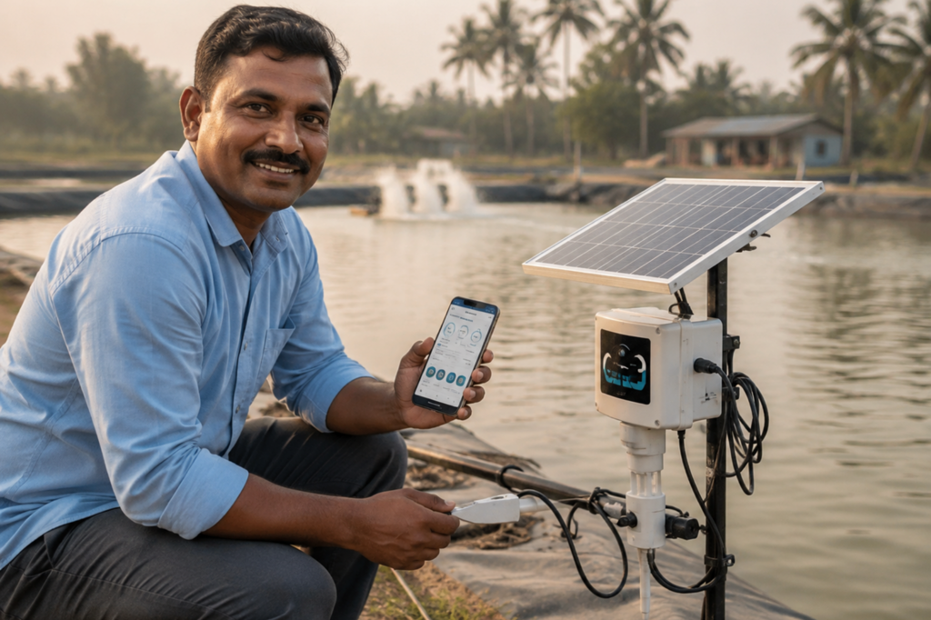 Article image for Responsible Seafood Innovation Award finalist: Giving shrimp farmers an edge with traceability and AI